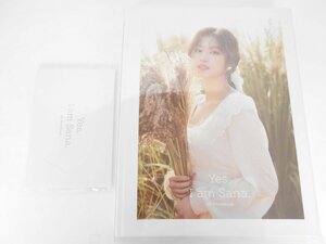 ●Yes, I am Sana 1ST PHOTOBOOK White Ver. ポストカード付き TWICE サナ フォトブック 写真集