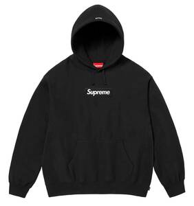 【未開封品】　XXL Supreme Box Logo Hooded Sweatshirt 23FW Black シュプリーム　ボックスロゴ　黒　ブラック　フーディ　パーカー