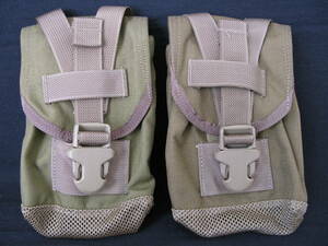 実物 USMC コヨーテ MOLLE 1QT キャンティーンポーチ　