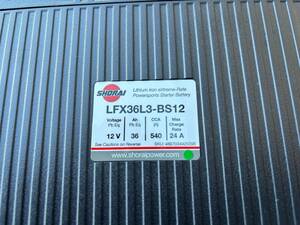 SHORAI ショーライ 　リチウム フェライト バッテリー LFX36L3-BS12バッテリー（別売・車用ターミナルD端子 付属）