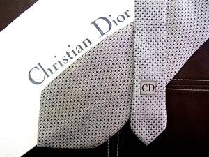 【在庫処分セール】5-9620ｚ◆【Ｄｉｏｒ】ディオール オム 「総CDロゴ刺繍」ネクタイ★◆