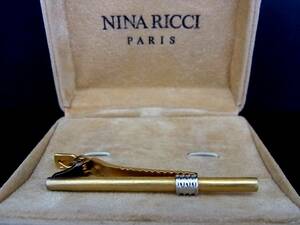 *N4585*#④# Nina Ricci [NINA RICCI][ silver * Gold ]# necktie pin!