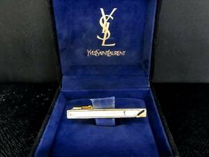 ◎№4689◎■USED並品■【YSL】サンローラン【シルバー・ゴールド】■ネクタイピン♪