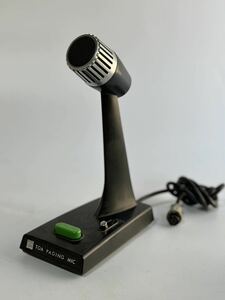 TOA PAGING MIC PM-600 スタンド マイク 卓上 ページング デスク KENWOOD ケンウッド 昭和 レトロ 機器 無線 マニア 現状品 