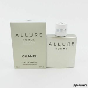 シャネル アリュール オム エディシオン ブランシュ オードゥ パルファム 100ml EDP 残量多 G651