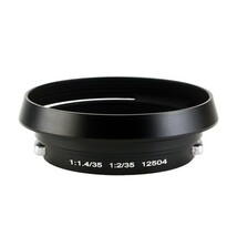 ライカ(Leica) M型用 メタルレンズフード 12504 (M1.4/35、M2.0/35用) ブラック［焦点工房厳選］_画像1