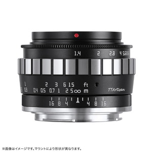 銘匠光学 TTArtisan 23mm f/1.4 C (ソニーEマウント) (ブラック × シルバー) APS-C 単焦点レンズ 準広角