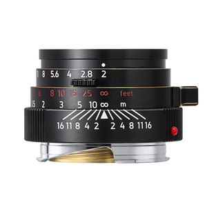 LIGHT LENS LAB M 50mm f/2 ヴィンテージブラック セット（フード、UVフィルター付属）Mマウント 周Elcan