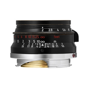 LIGHT LENS LAB M 35mm f/2 ヴィンテージブラック セット（UVフィルター、フード付属）ライカMマウント