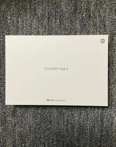 MIUIタブレットPC Xiaomi Pad 6(メモリ：8GB) グラビティグレー VHU4363JP [11型 /Wi-Fiモデル /ストレージ：128GB]