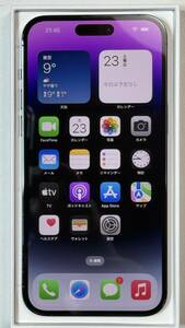 iPhone14ProMax MQ9E3J/A Deep Purple ディープパープル 256GB