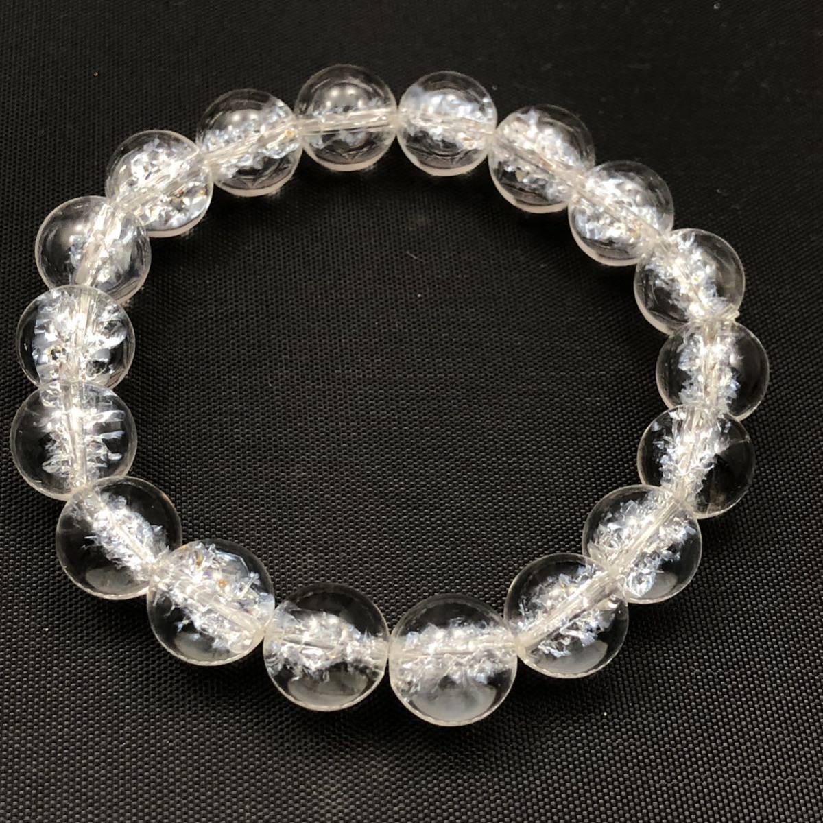 Pulsera hecha con cristal del Himalaya Amuleto de cristal Amuleto de la suerte Pulsera de piedra natural hecha a mano Brazalete Envío incluido, pulsera, piedras de colores, cristal, cristal