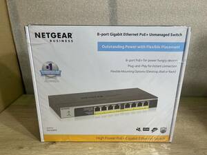 NETGEAR ネットギア アンマネージ スイッチングハブ 8ポート GS108PP-100AJS 未使用・箱痛み品/80