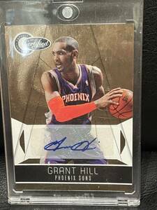 【NBA rare】 GRANT HILL 10-11Totally Certified/auto/totally gold #/25