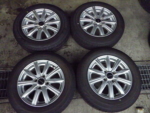 2212-591　BALMINUM　アルミホイール＆ラジアルタイヤ　165/70R14　2021年　4本セット