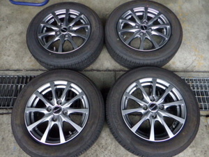 2212-648　HOT STUFF　アルミホイール＆ラジアルタイヤ　175/65R14　2022年　4本セット