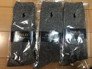 送料込 新品 POLO 靴下 ポロ ラルフローレン メンズ ソックス 紳士 3足セット 25-27cm p2