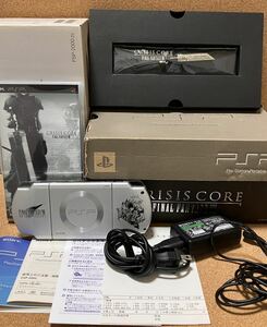 限定モデル クライシス コア ファイナルファンタジー VII PSP 2000 本体 FF 7 10th Anniversary Limited CRISIS CORE Final Fantasy SONY 