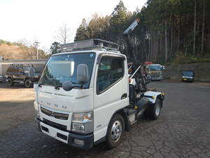 [CH22010]H29 year armroll Shinmeiwa 2 cylinder loading 3000. Fuso Canter 5 speed MT Elf Dutro 