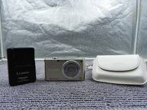 【美品】Panasonic パナソニック★LUMIX DMC-FX40 デジタルカメラ グロスゴールド 充電器付 1210万画素 状態良好★動作品「管理№NR686」_画像1