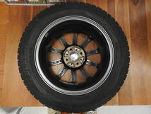 BIGWAY B-win★15インチアルミホイール 15×5 1/2J PCD100 4穴／DUNLOP WINTER MAXX 175/65R15 スタッドレスタイヤ4本セット★中古品 NR707_画像5