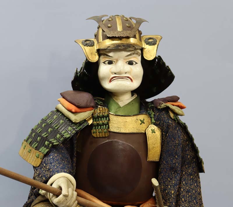 ■立即决定■ 超大尺寸 高度77cm 江户时代武士娃娃 五月娃娃 大号, 季节, 一年一次的活动, 儿童节, 五月娃娃