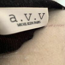 a.v.v. Michel KLEIN PARIS黒セーター_画像4