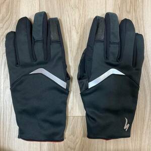 送料無料★正規 スペシャライズド XL メンズ 防風 裏起毛 WINDSTOPPER 冬用 グローブ element1.5 自転車用手袋 SPECIALIZED 良質品 D559 黒