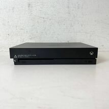 257＊中古品 XBOX ONE X 本体 セット 1TB ブラック Microsoft Model 1787 コントローラー付き 初期化 動作確認済み＊_画像4