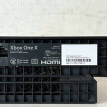 257＊中古品 XBOX ONE X 本体 セット 1TB ブラック Microsoft Model 1787 コントローラー付き 初期化 動作確認済み＊_画像9