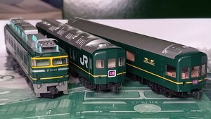 ◇KATO 10-869/870+3066-2 EF81+24系「トワイライトエクスプレス」フル編成 中古品◇