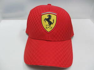 ファッション祭 フェラーリ 帽子 キャップ 赤 レッド Ferrari OFFICIAL LICENSED PRODUCT