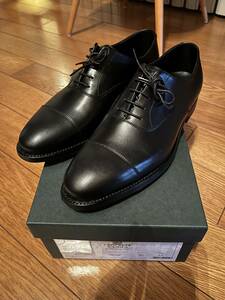 CROCKETT&JONES KENT クロケット&ジョーンズ　ストレートチップ　ブラック色　サイズ6 シティーソール