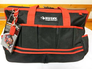 宅急便送料無料！【新品・長期自宅保管品】　HUSKY　LARGE　MOUTH　TOOL　BAG　（CARRYALLS 20）　