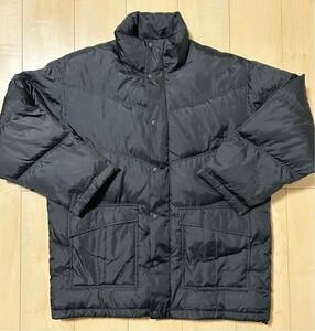 良品　90s　MR.VAN　ヴァンジャケット　ヨーロピアンテイスト　ダウンコート　ジャケット　ブラック　メンズ　Lサイズ　ダウン70%