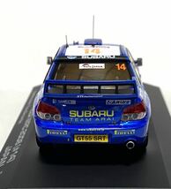 hpi 1/43 スバル インプレッサ WRC 2006(GDB) No.14 新井敏弘/T.サーカム 2006 ラリージャパン 6位 ジャンク品_画像6