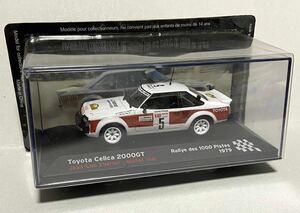 AItaya 1/43 トヨタセリカ2000GT(RA40) No.5 J- L テリエ/M.Vial 1979ラリーdes 1000 Pistes 優勝