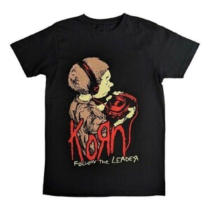 Korn バンドTシャツ コーン Follow The Leader [Back Print] L