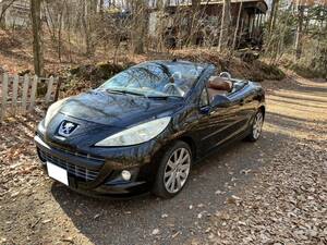 走行少ない（41,000km) 機関好調　 H.22 Peugeot 207 CC Griffe 本革シート　