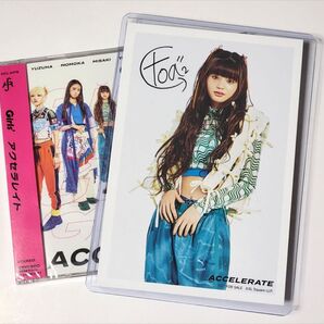 Girls2 アクセラレイト HMVプリントサイン入りポストカード トア