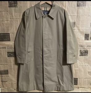 90'sオールドBurberrysバーバリーズ ノバチェック柄ステンカラーコートトレンチ