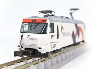 NOCH/KATO 7074064re- tissue railroad (RhB) Ge4/4III #649(Holcim)