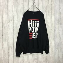 フルーツオブザルーム アメリカ古着 HiiiPOWER プリント スウェット トレーナー XL_画像2