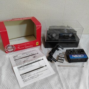  Enzo Ferrari радиоконтроллер чёрный черный NIKKO 1/32 шкала premium выпуск F-CA-05 1206-B4-SA8