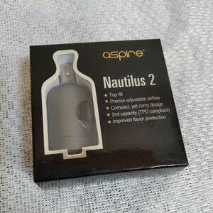 Aspire アスパイア Nautilus2 ノーチラス2 アトマイザー　グレー　べイプ　1208-D5-SA12