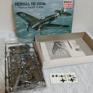 【まとめ売りプラモデル軍用機】プラッツ　ミニクラフト　1/144　N1K2-J TBF-1 AVENGER　 P-47D サンダーボルト　HE-111H6　1221-C2-SA2