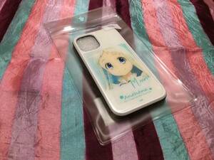 開封済未使用 本間芽衣子 Ani-Art aqua label 強化ガラスiPhoneケース(対象機種/iPhone12 mini) あの日見た花の名前を僕達はまだ知らない。