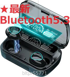 2023最新型 新品 ワイヤレスイヤホン Bluetooth 5.3 イヤホン 高品質 Hi-Fi モバイルバッテリー 