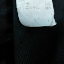 1円 スクールスカート 大きいサイズ 冬物 w80-丈59 チェック 栃木野木中学 プリーツ 学生服 制服 女子 中古 HK9939_画像6