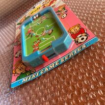 未使用【エポック社】1 ミニ　サッカー　ミニゲームシリーズ　未開封　デッドストック　EPOCH 1988 昭和レトロ　ネコポス可能_画像2